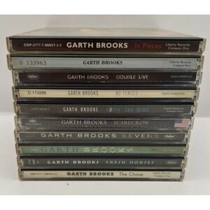 Garth‎ Brooks Cd Lot of 10 Country Music Albums